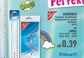 Marktkauf Geodreieck Oder Lineal Pelikan Angebot