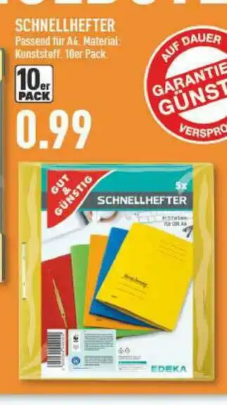 Marktkauf Schnellhefter Angebot