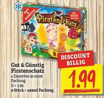 NP Discount Gut & Günstig Piratenschatz Angebot