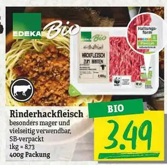 NP Discount Rinderhackfleisch Edeka Bio Angebot