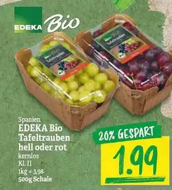 NP Discount Spanien Edeka Bio Tafeltrauben Hell Oder Rot Angebot