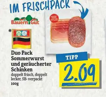 NP Discount Duo Pack Sommerwurst Und Geräucherter Schinken Angebot