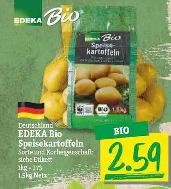 NP Discount Deutschland Edeka Bio Speisekartoffeln Angebot