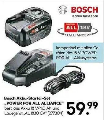 Hellweg Bosch akku-starter-set power for all alliance Angebot