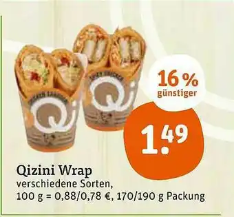 tegut Qizini Wrap Angebot