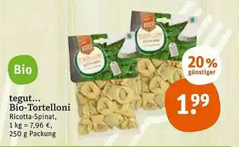 tegut Tegut Bio-tortelloni Angebot