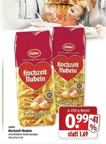 Wasgau Zabler Hochzeit-nudeln Angebot