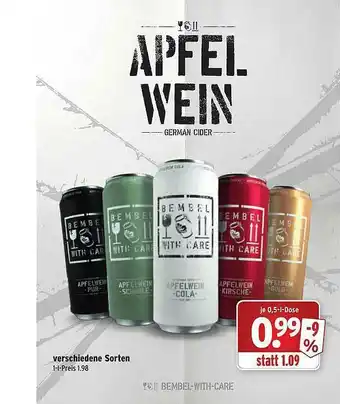 Wasgau Apfelwein Bembel With Care Angebot