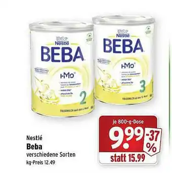 Wasgau Nestlé Beba Angebot