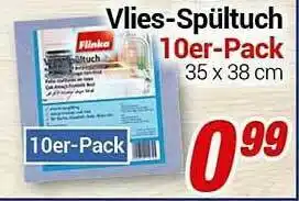 CENTERSHOP Vlies-spültuch 10er-pack Angebot