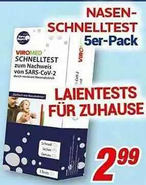 CENTERSHOP Nasen-schnelltest Angebot