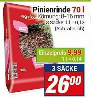 CENTERSHOP Pinienrinde 70 L Angebot