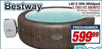 CENTERSHOP Lay-z-spa-whirlpool 1.190 L St. Moritz Angebot