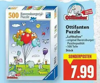 E-Center Ottifanten Puzzle Angebot