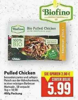 E-Center Pulled Chicken Angebot