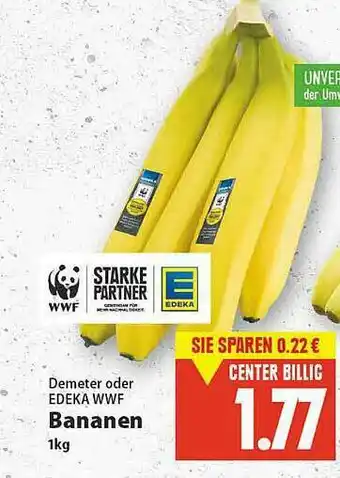 E-Center Demeter Oder Edeka Wwf Bananen Angebot