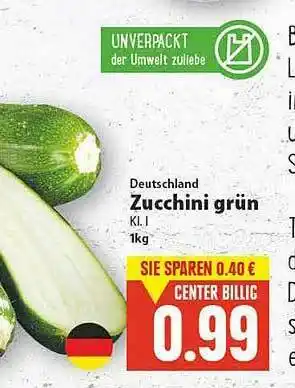 E-Center Zucchini Grün Angebot