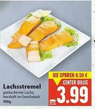 E-Center Lachsstremel Angebot