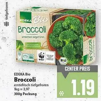 E-Center Edeka Bio Broccoli Angebot