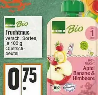 E-Center Edeka Bio Fruchtmus Angebot