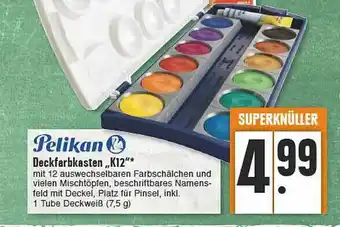 E-Center Pelikan Deckerfarbkasten „k12” Angebot