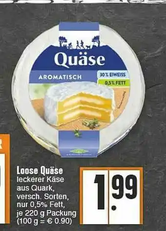 E-Center Loose Quäse Angebot