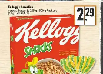 E-Center Kellogg's Cerealien Angebot