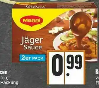 E-Center Maggi Jäger Saucen Angebot