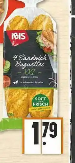 E-Center Ibis 4 Sandwich Baguettes Angebot