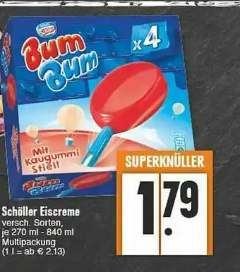 E-Center Schöller Eiscreme Angebot