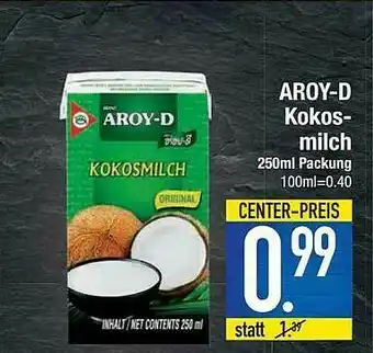 E-Center Aroy-d Kokosmilch Angebot