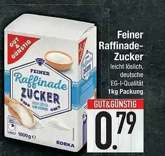 E-Center Feiner Raffinade-zucker Gut & Günstig Angebot