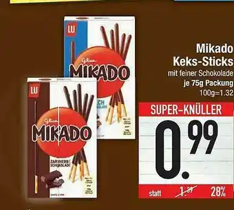 E-Center Mikado Keks-stricks Angebot