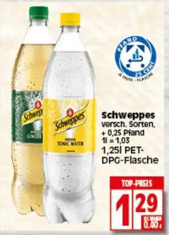 Elli Markt Schweppes 1,25L Angebot