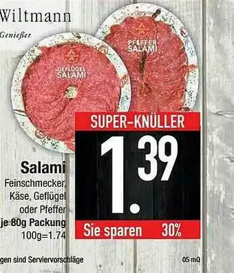 E-Center Salami Wiltmann Angebot