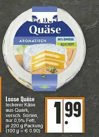 E-Center Loose Quäse Angebot