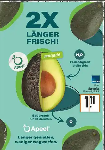 E-Center Edeka Peru Avocados Angebot