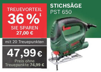 E-Center Bosch Stichsäge PST 650 Angebot