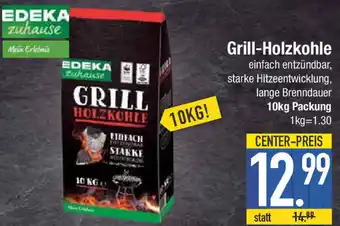 E-Center Edeka zuhause Grill Holzkohle 10 kg Packung Angebot