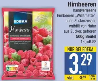 E-Center Edeka Himbeeren 500g Beutel Angebot