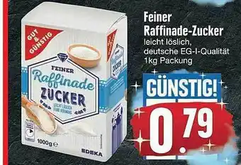 Edeka Gut & Güsntig Feiner Raffinade-zucker Angebot