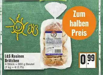 Edeka L&s Rosinen Brötchen Angebot