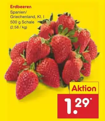 Netto Marken-Discount Erdbeeren 500g Angebot