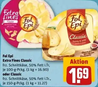 REWE Center Fol Epi Extra Fines Classic 100 g oder Classic 150 g Pckg. Angebot