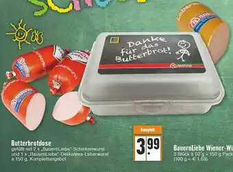 Edeka Butterbrotdose, Bauernliebe Wiener Angebot