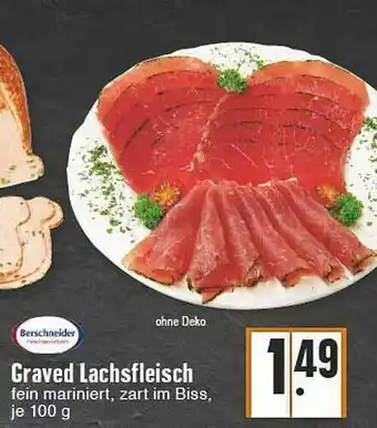 Edeka Berschneider Graved Lachsfleisch Angebot