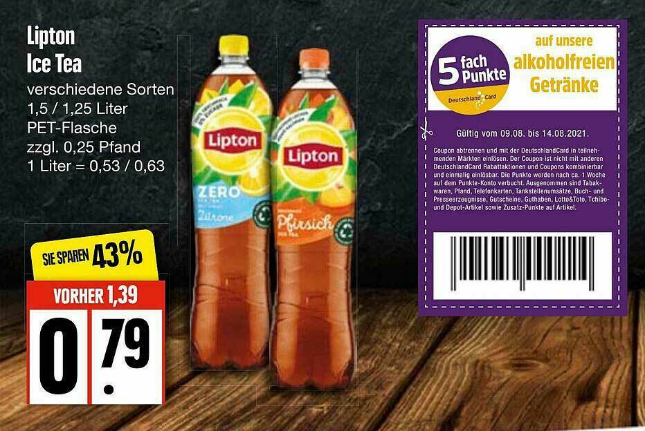 Lipton Ice Tea Angebot bei Edeka