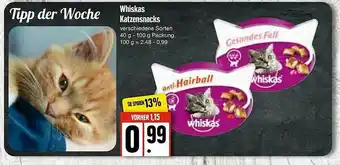 Edeka Whiskas Katzensnacks Angebot