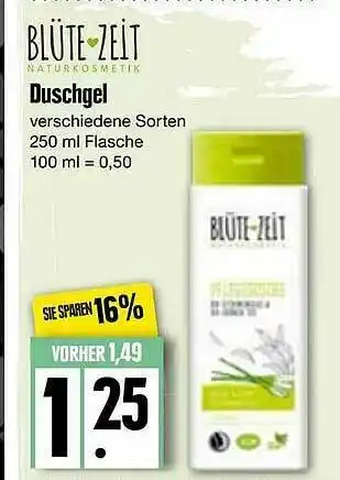 Edeka Blüte Zeit Duschgel Angebot