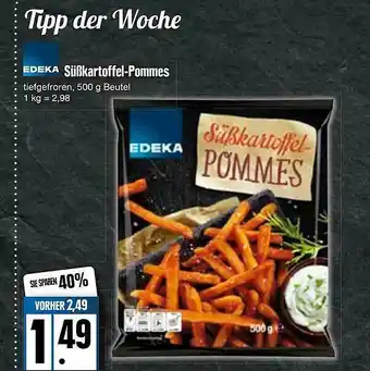 Edeka Edeka Süßkartoffel-pommes Angebot